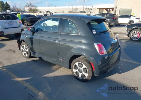 2017 Fiat 500E Battery Electric from USA, damaged, VIN 3C3CFFGE5HT550555